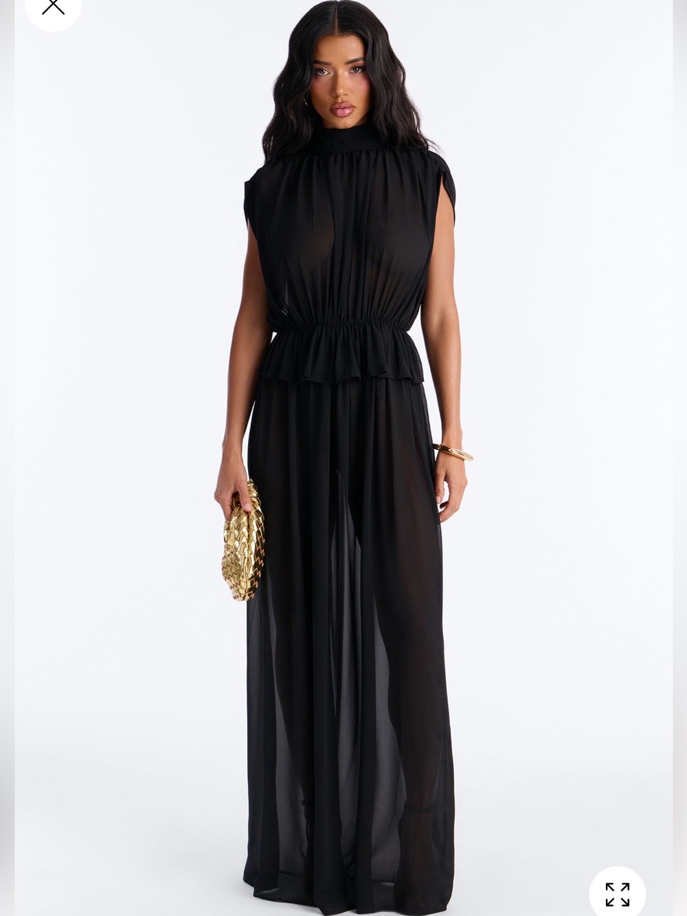 Black Sheer Dress
